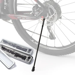 Bike Carbon Kickstand Bicycle Parking for 20/26/27.5/700c Inch Ultra-light Rack Bike Stand Foot Support 12mm Thru Axle Release