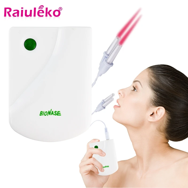 Raiuleko Proxy BioNase Nose Rhinitis Sinusitis Cure Therapy Massage Hay fever Low Frequency Pulse Laser Nose Health Care Machine