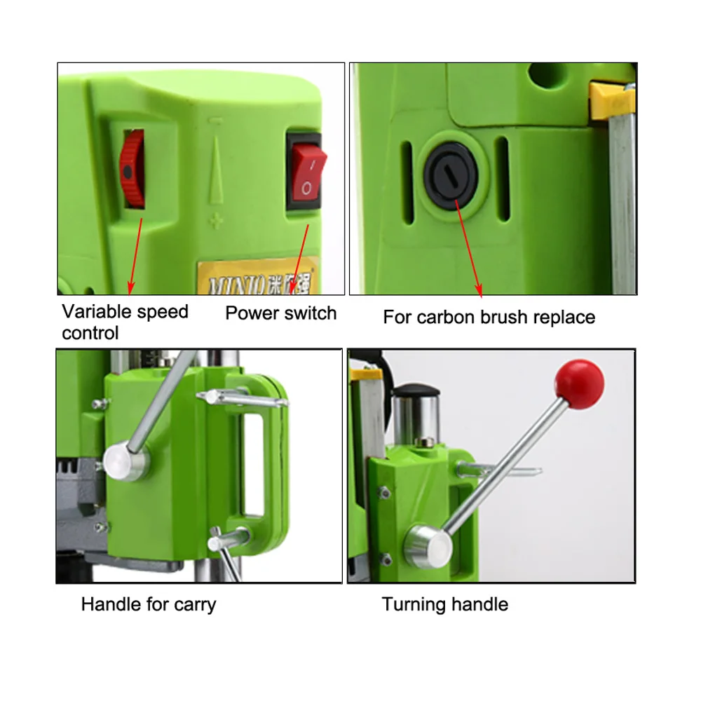 Imagem -04 - Amyamy Mini Máquina de Perfuração 220v ac Furadeira para Casa 710w Elétrica Broca Ferramentas Elétricas Broca Plug ue 5156e
