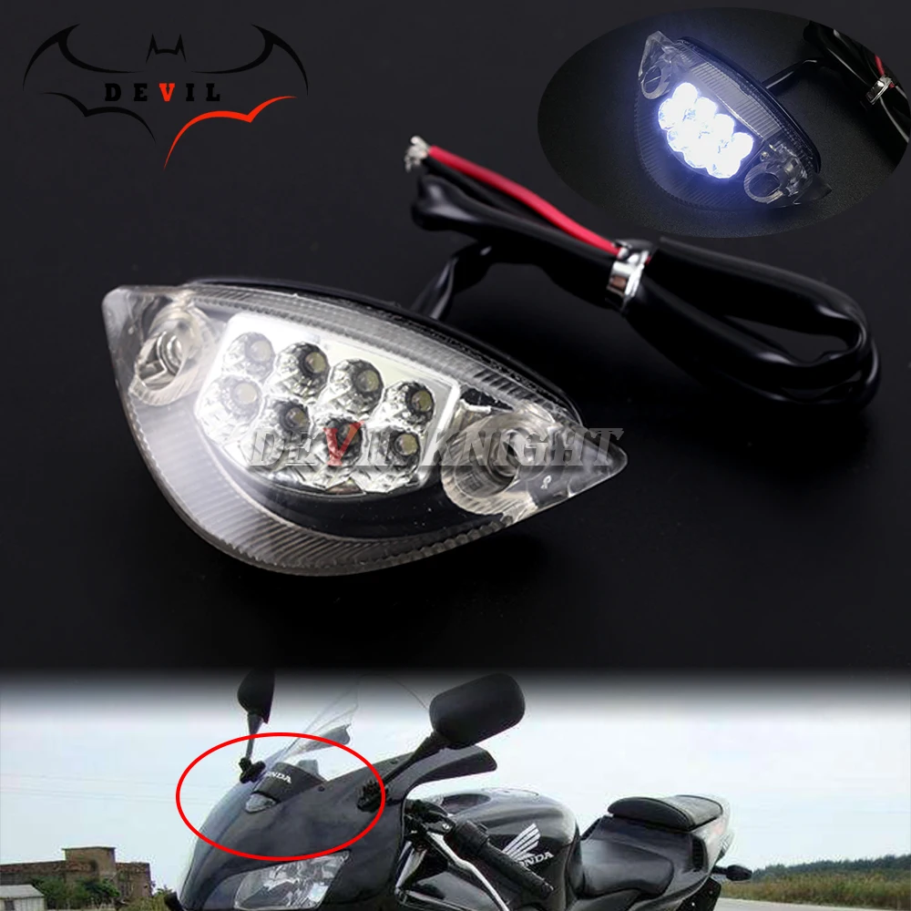 For HONDA F5 CBR 600 RR CBR600RR 2003 2004 2005 2006  Headlight Headlamp Fog Lamp Front Head Light LEDFront center light