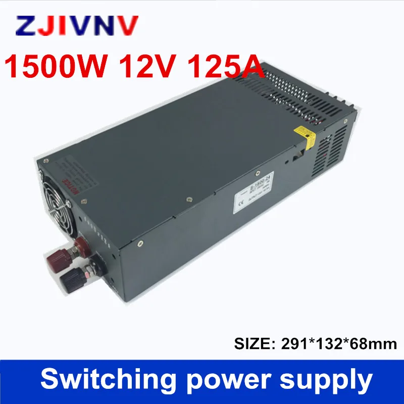 

switching Power Supply DC 12V 125A 1500w Adapter Driver Transformer 110V or 220V AC DC12V bigger watt 1500w smps