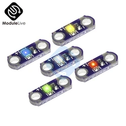 5 sztuk/partia LilyPad LED asortyment 5 kolory z czerwony/niebieski/zielony//biały/żółty dla Arduino IDS LilyPad modułu led