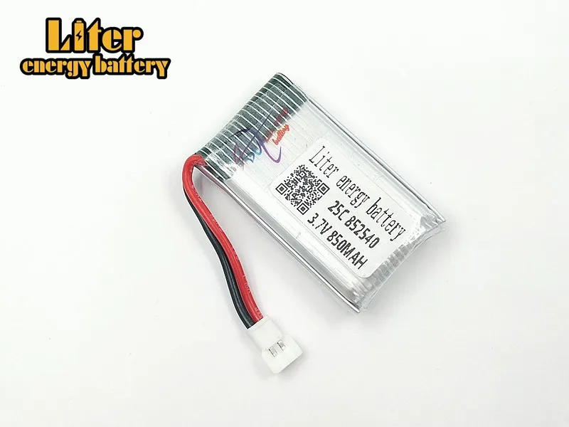 2PCS/LOT 3.7V 850mAh Syma X5C CX-30 four-axis model aircraft  lithium battery 852540  25c