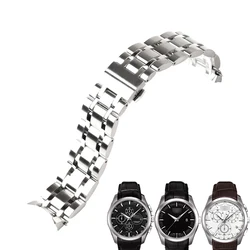 Curved End Stainless Steel Watchband for  Tissot  1853 Couturier T035  22mm 23mm 24mm Watch Band  Men's Strap Bracelet