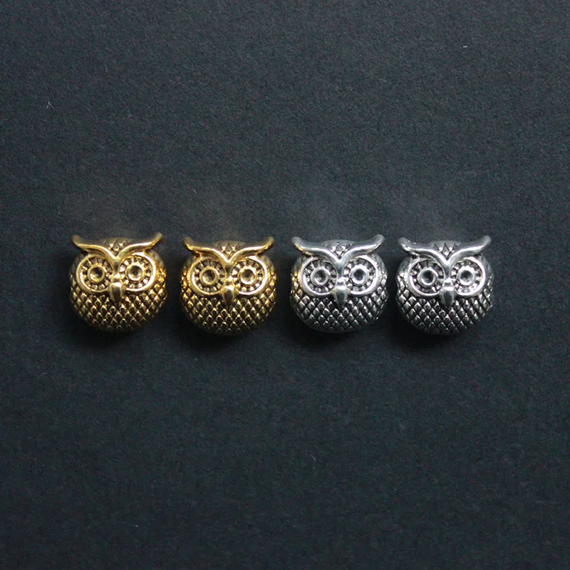 

Antique Gold Zinc Alloy Owl Beads Alloy Loose Beads for Jewelry Making 50pcs/lot ZA1543