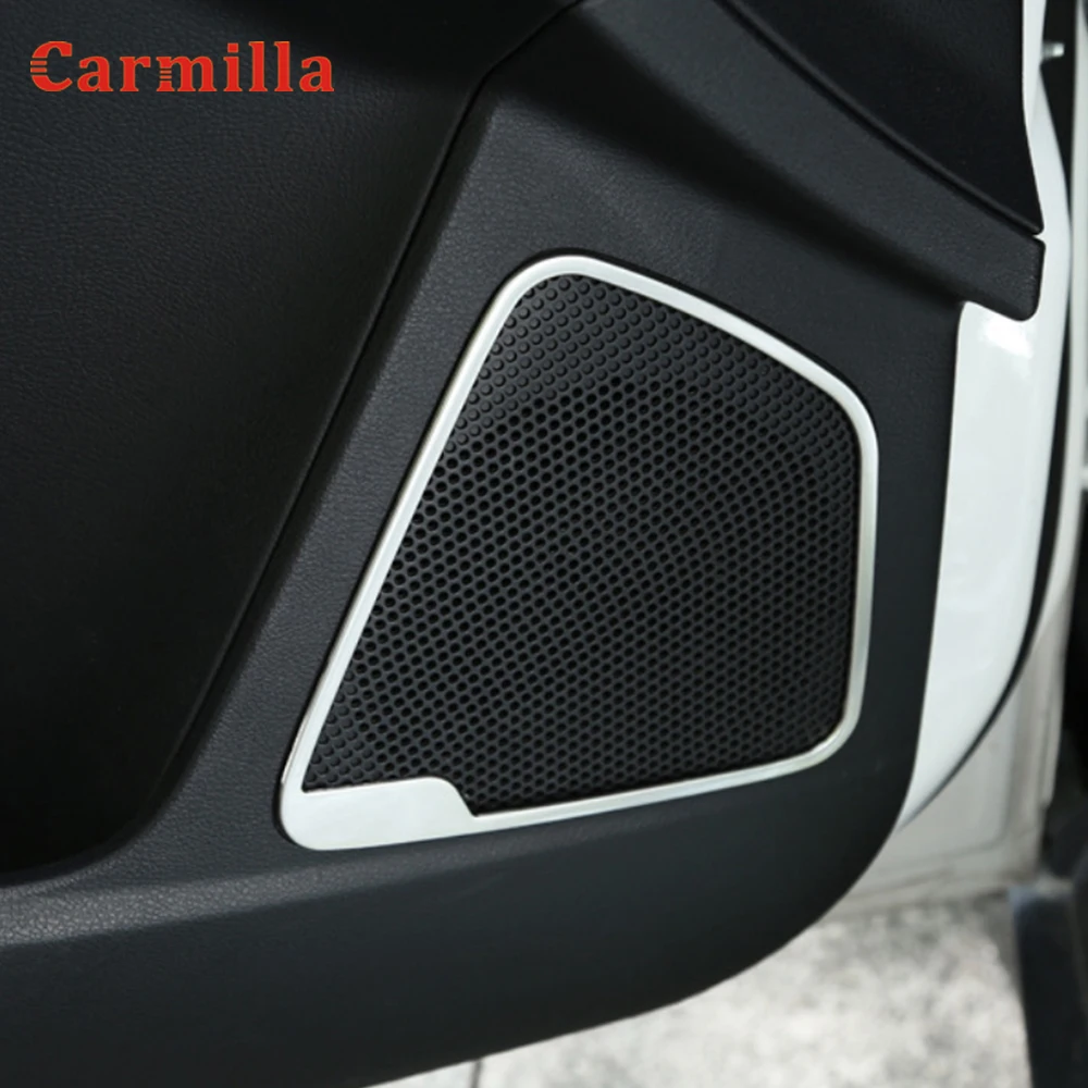 Car Door Speaker Audio Ring Cover Trim for Ford Focus 3 MK3 4 MK4 2012 - 2018 Interior Door Stereo Speaker Audio Ring Cover