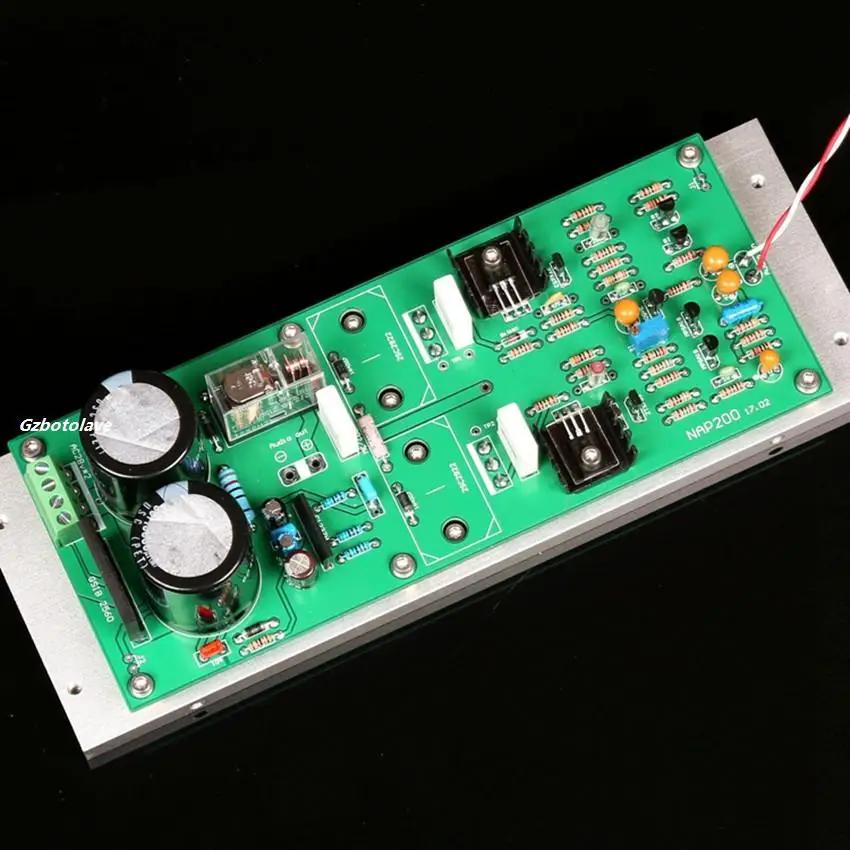 مضخم صوت جديد طراز NAP200 يعمل بنظام HIFI مزود بأنبوب 2SC2922 أمبير 70 واط/8 أوم 140 واط/4 أوم مضخم صوت خلفي ذو قناتين فضي وأسود