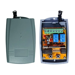 YET402PC-V2.0 Universal 2 Channel 12 - 24V AC/DC Wireless Rolling Code Receiver for Gate Automation Door