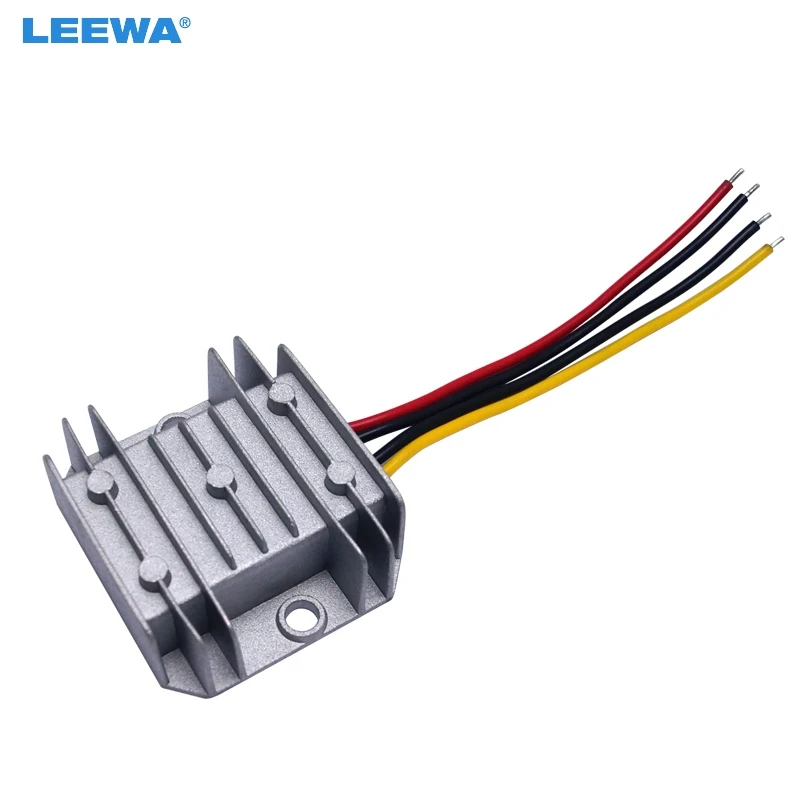 

LEEWA Cars Trucks DC24V To DC12V 10A 20A Converter Transformer Regulator Special For Car Radio Head Unit Installation #CA2288