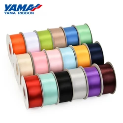 YAMA-Single Face Satin Ribbon, Solid Color Ribbons, Handmade Craft Gifts, Wedding Decoration, 25Yards/Roll, 38 mm