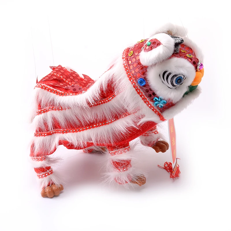 2020 Fashion 20*38cm Creative Marionette Lion Model of Wire Dance Toy Puppet Artist Hand Props Children's Plush Toys A634