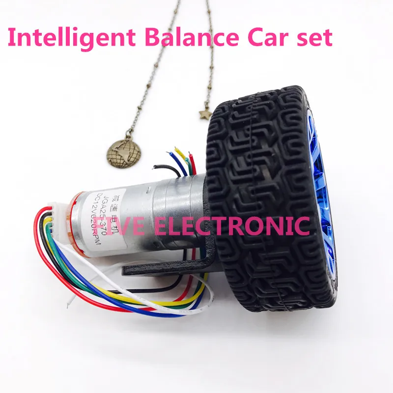 

JGA25-370 DC GEAR MOTOR Balance Car set ,DC MOTOR+encoder+65mm tyre+coupler+support,use for balance vehicle smart car DIY model