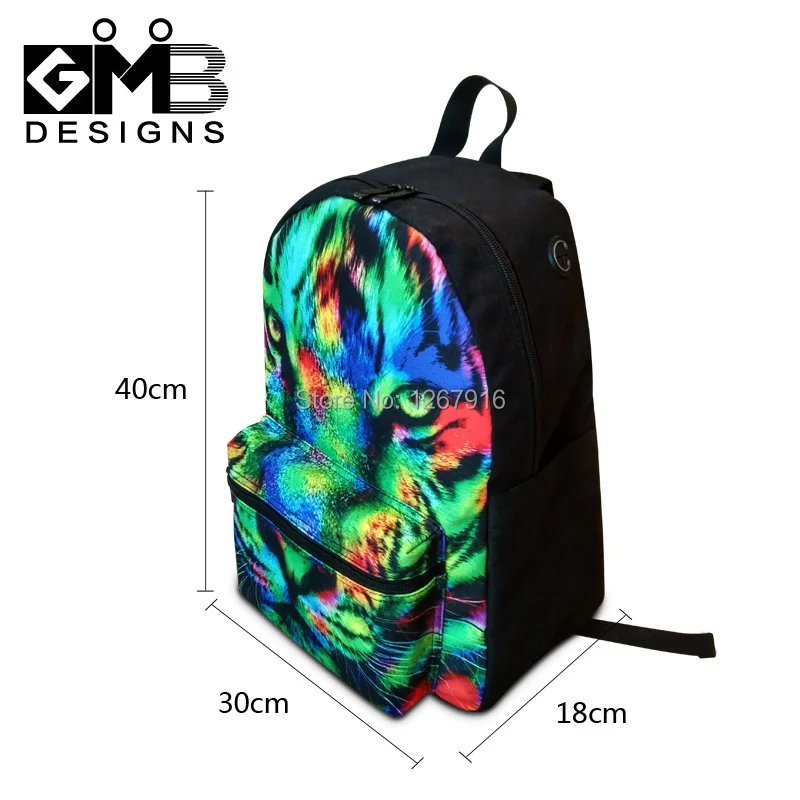 Fox Pattern School Backpacks for Teen Girls Cool Animal Bookbags for Boys Schoolbags Bagpack for Children Laptop Back Pack Youth