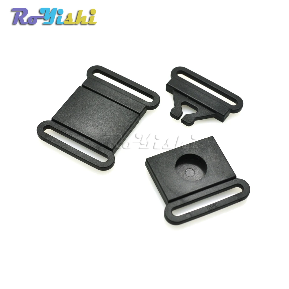 10 Pcs/Pack Plastic Safty Breakaway Bra Buckles Webbing 10mm 15mm 20mm 25mm