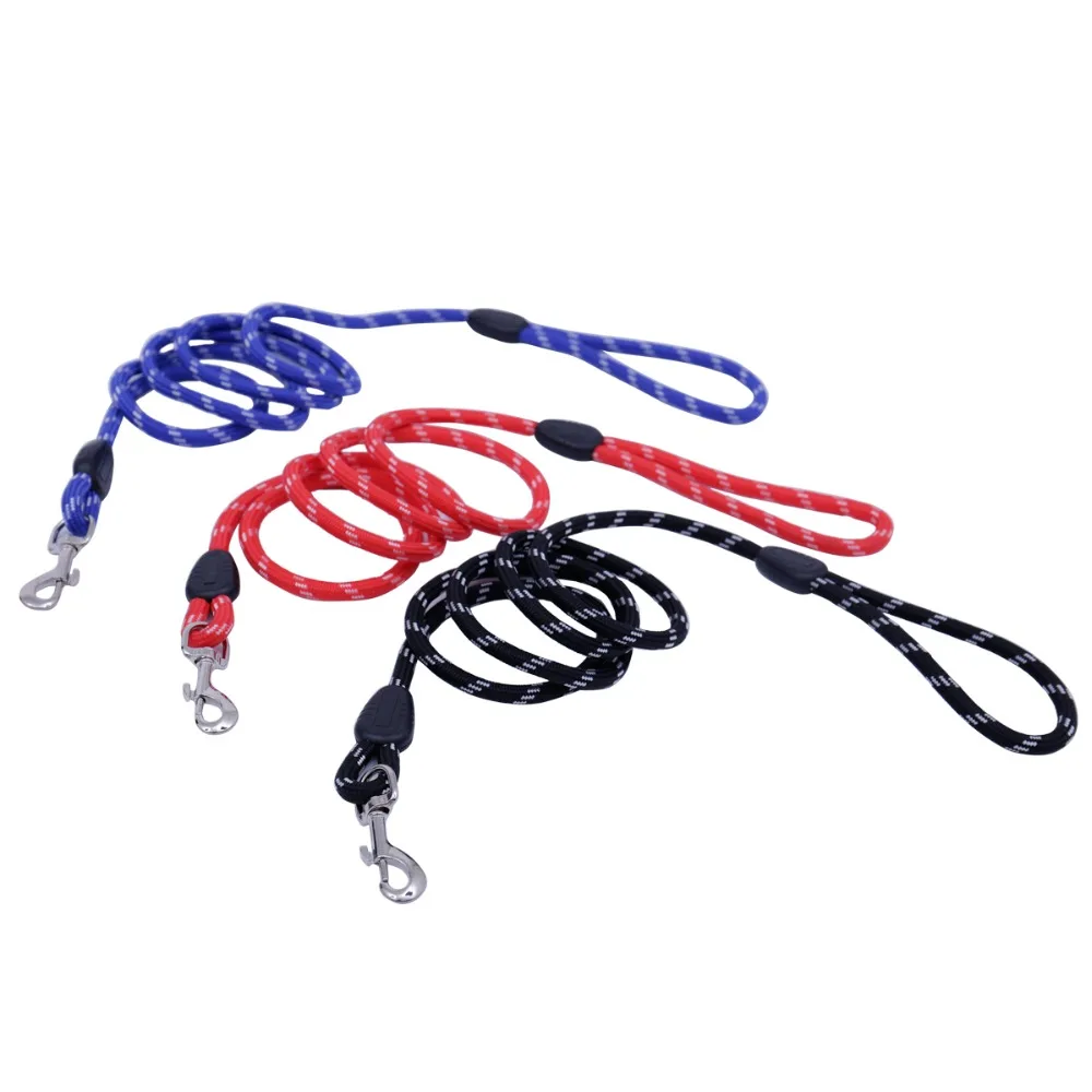 urable Nylon Dog Leash Pet Lead Training Walking Running Leads Rope For Small Medium Large Dogs Pit bull Bulldog Running Leashes