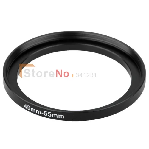 

100% New 49mm-55mm Step Up Metal Adapter Ring / 49mm Lens to 55mm Accessory