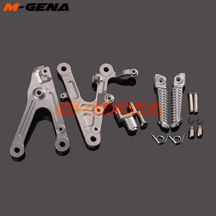 Front Footpegs Foot Pegs Footrest Pedals Bracket For YZF600 R6 YZFR6 YZF-R6 2003-2005 YZF R6S YZFR6S YZF-R6S 2006-2010