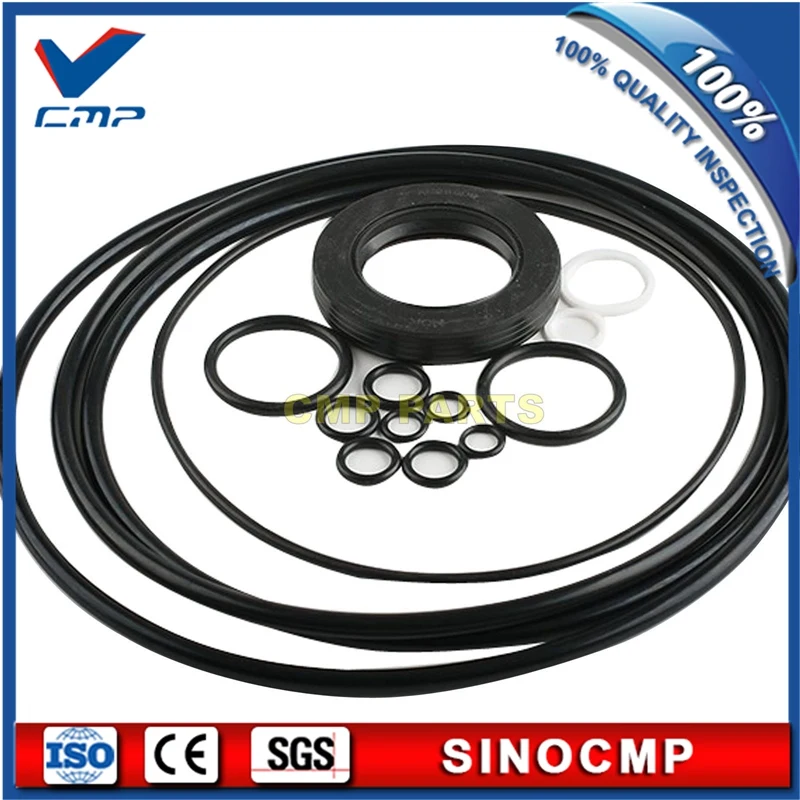 

R220-5 R220LC-5 Travel Motor Repair Seal Kit For Hyundai Excavator Service Kits , 3 months warranty