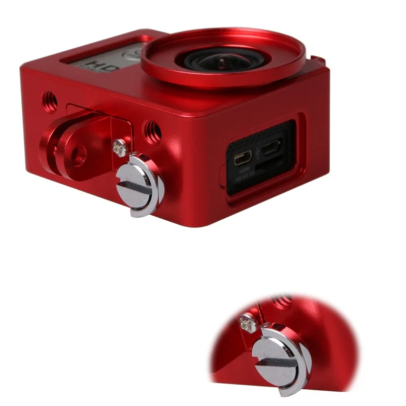 Защитный чехол для камеры Clownfish, чехол из сплава, металлический каркас + УФ-фильтр для SJCAM SJ4000 SJ5000 H9 SJ7000 SJ9000 C30