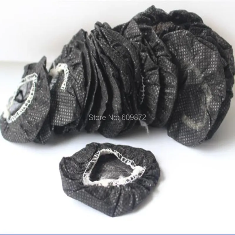 

Linhuipad 5000pcs 6cm Black Nonwoven Sanitary Headphone Covers Disposable Nonwoven Headphone Earmuff Covers