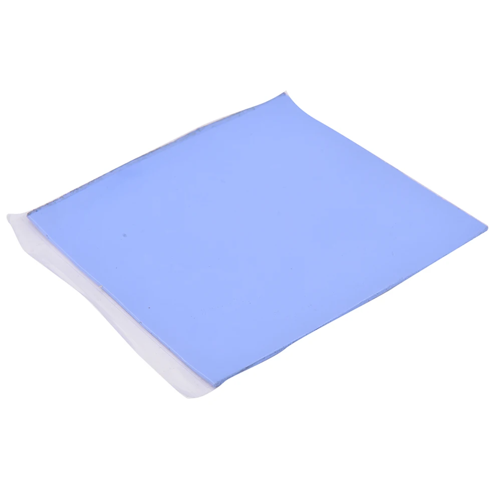 Disipador térmico de CPU, almohadilla de silicona conductora térmica de refrigeración, azul, 100mm x 100mm x 1,5mm, nuevo