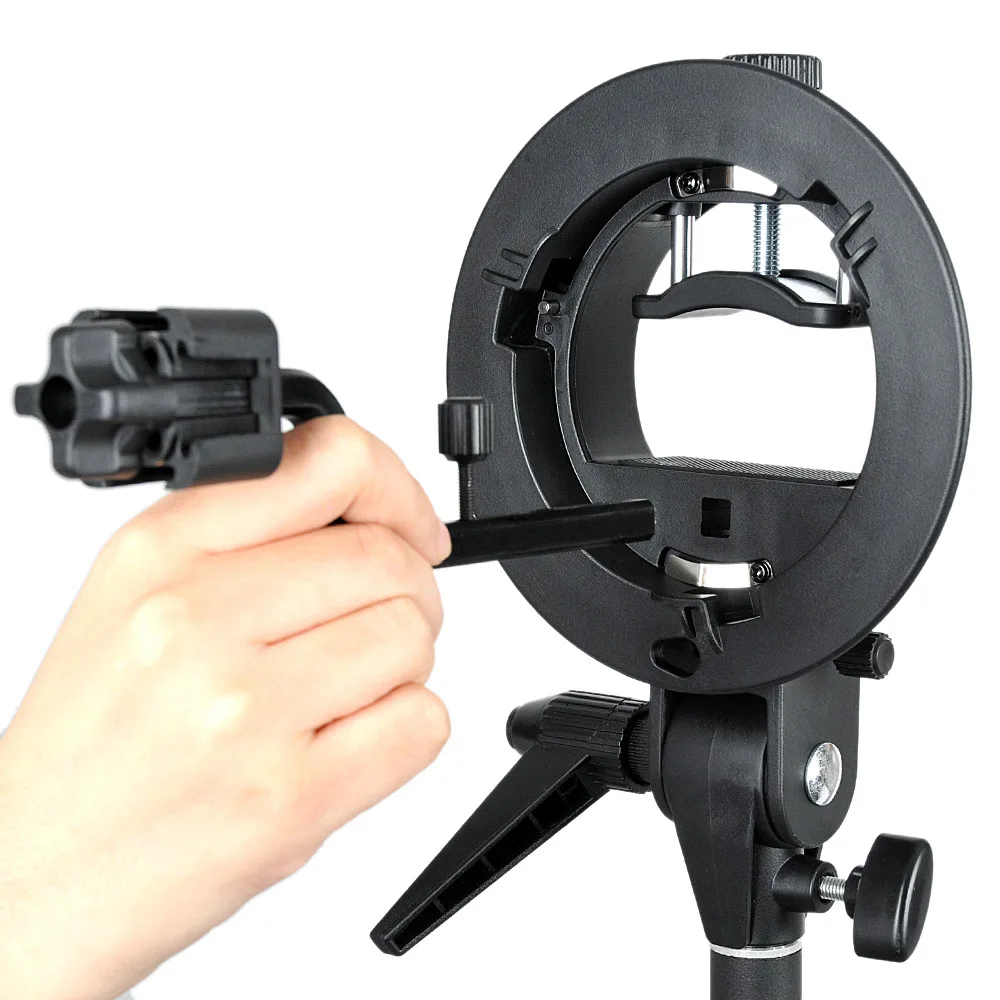 Godox-adaptador Universal de cuatro Speedlite, adaptador de montaje de zapata para Flash, accesorios de estudio fotográfico, S-FA