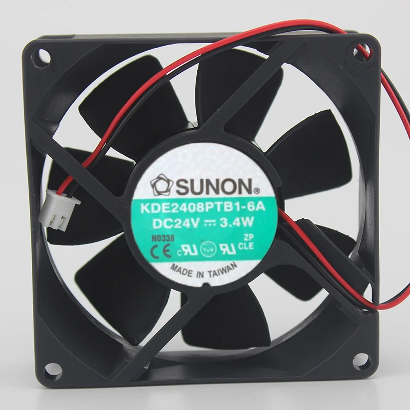 KDE2408PTB1-6A 24V 3.4W 8CM 8025 Inverter fan