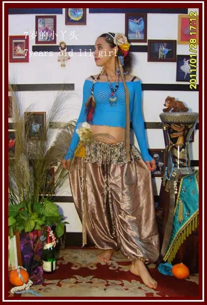 Belly Dance Harem Pants Satin Silk Tribal  Bloomers  GA19 43