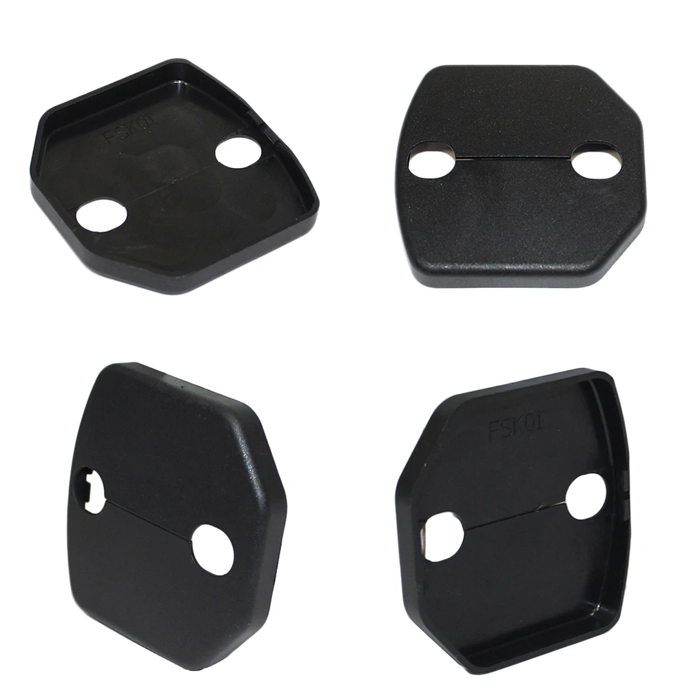 For Ford Focus 2 2005-2013 Fiesta Kuga Escape Car Door Lock Decoration Cover Anti-corrosive Lock Cover 4pcs Car Accessories