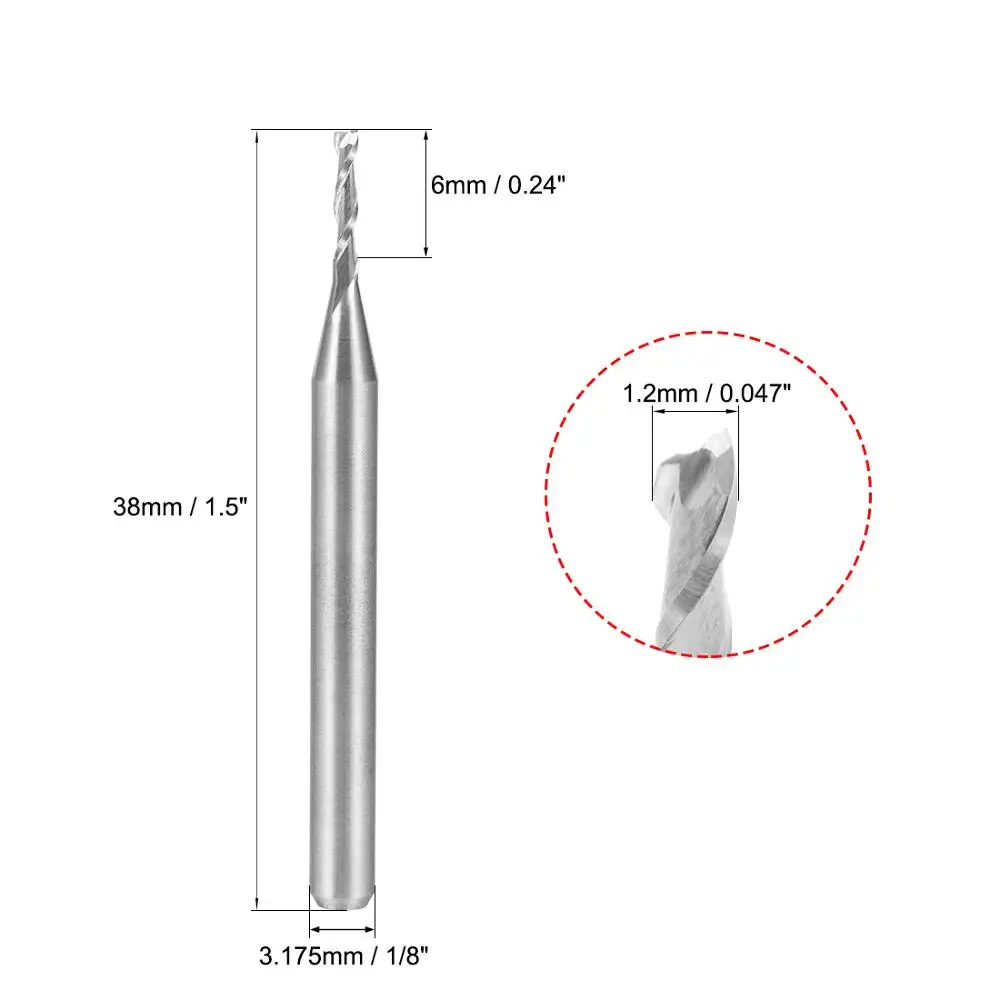 Uxcell 5 sztuk 1/8 \