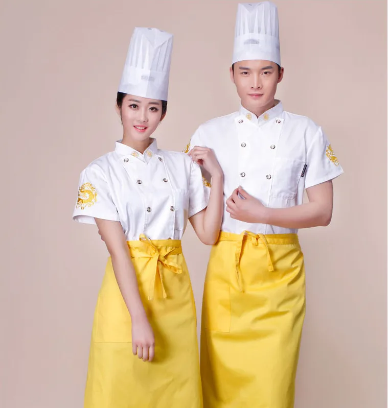 white Long Sleeve Master Cook Work Uniforms Restaurant Hotel BBQ Kitchen High Quality Workwear Clothing Food Service Chef Tops