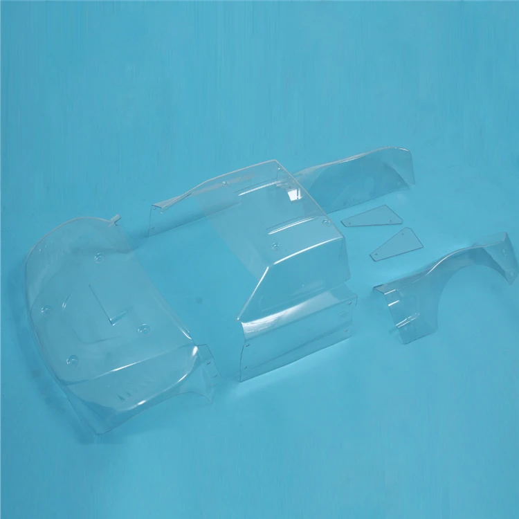 Fully transparent car shell kit for 1/5 LOSI 5IVE-T ROVAN LT KM X2 DTT