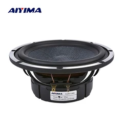 AIYIMA 6.5 Inch Car Horn Audio Midrange Bass Speakers 4 8 Ohm 80 W Woofer Home Theater Aluminum Basin Frame Loudspeaker