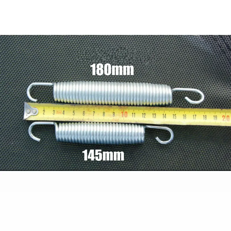 10 Pcs GSD Trampoline Replace Spring of length 87mm-178mm, Trampoline Replacement Galvanized Steel Springs