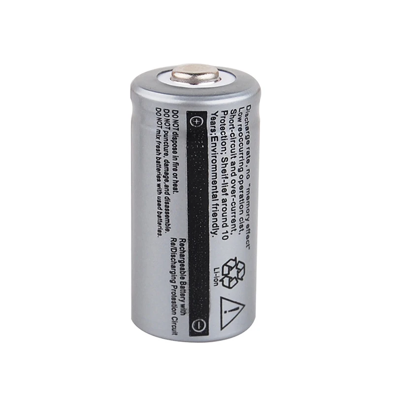 16340 Battery CR123A 3.7V 2500mah Rechargeable Lithium Batteries 16340 Batteria for LED Torch Flashlight Electric ToyCar battery