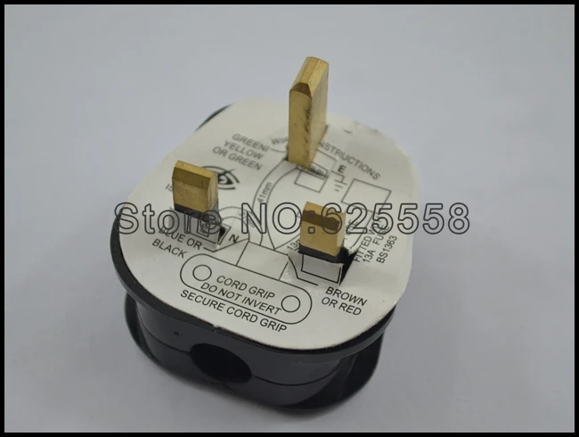 

1XHi-End Hifi Hospital Property UK Power Plug UK Black Connector