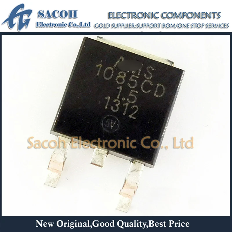 

New Original 10Pcs/Lot AMS1085CD-1.5 AMS1085CD-2.5 AMS1085CD-2.85 TO-252 3A Three Terminal Adjustable Regulator Power Transistor