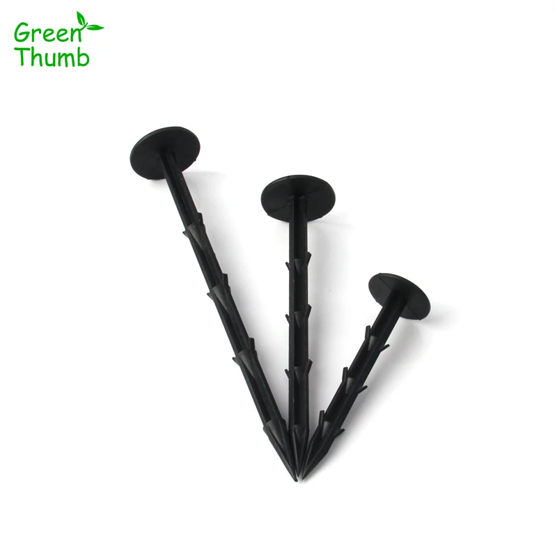 

6pcs 11cm/16cm/20cm Gardening Ground Nails Plastic Cloth Shade Net Insect Barbed Gardening Accessories