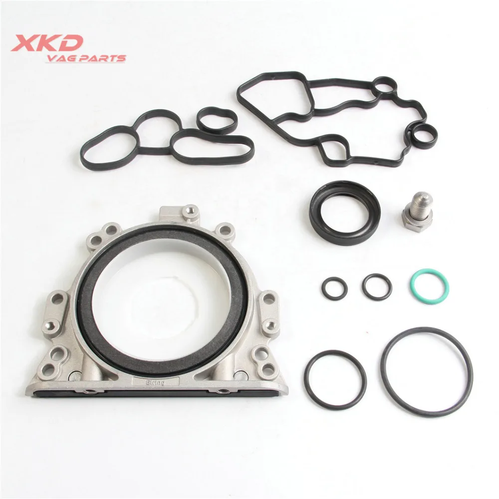 Engine Gasket Seal Repair Set For V-W Golf 06-13 J-etta 05-10 Passat 06-08 EOS 07-11 A-udi A3 A4 A6 TT 2.0T