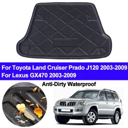 Rear Boot Cargo Liner Tray Trunk Floor Carpet Mats Mat For Toyota Land Cruiser Prado J120 For Lexus GX470 2003 - 2007 2008 2009