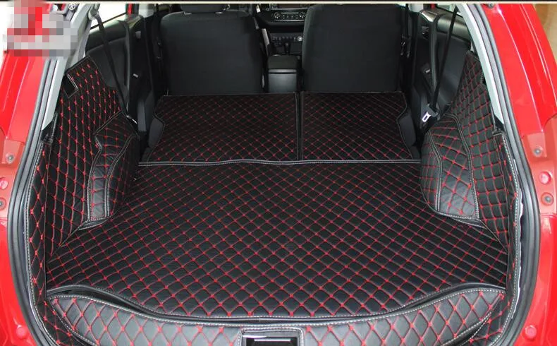 Good quality! Full set trunk mats for Toyota RAV4 2018-2013 waterproof durable cargo liner carpets for RAV4 2015,Free shipping