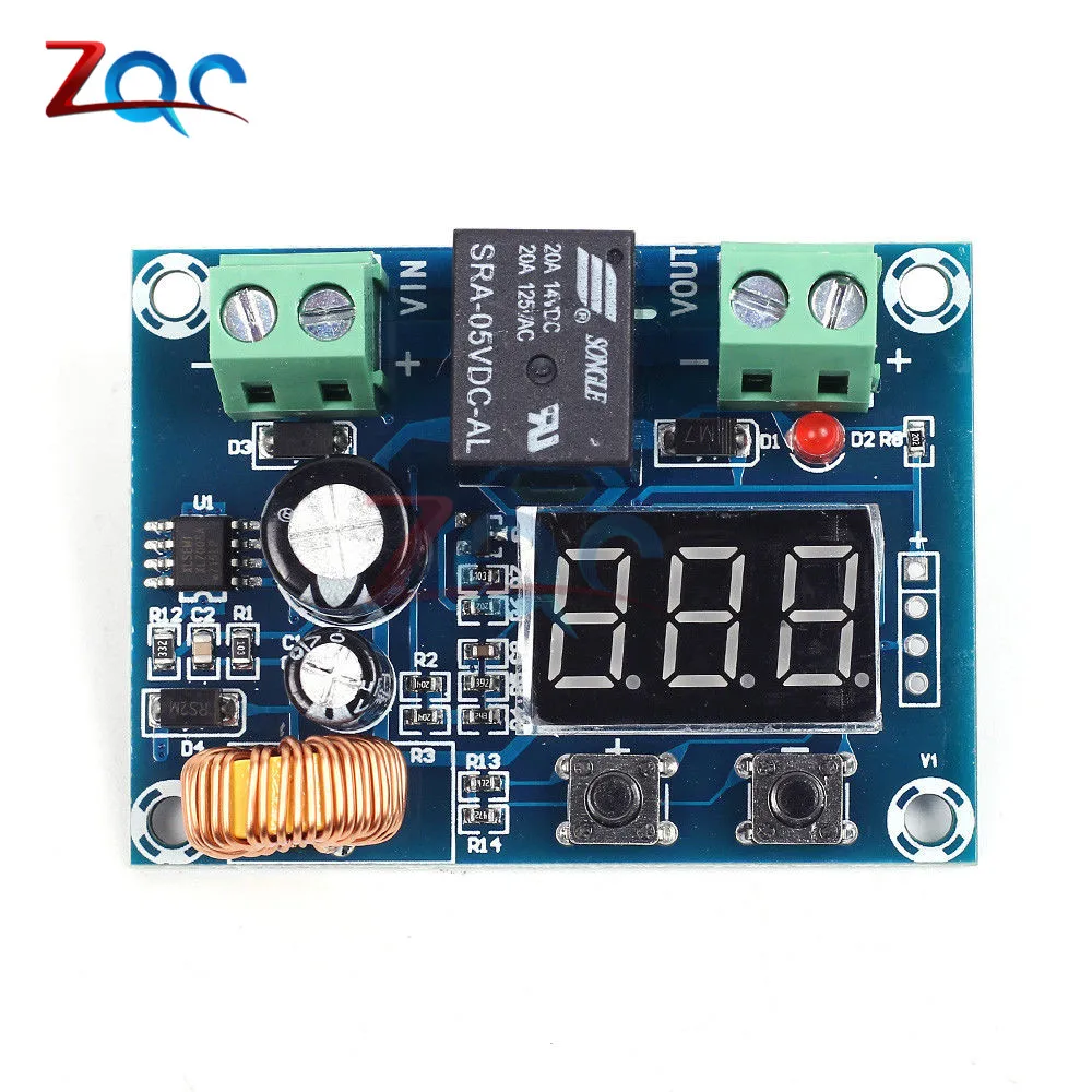 XH-M609 LED Digital Battery Low Voltage Disconnect Module Over Charge/Discharge/Current/Short Circuit Protection Board DC 12-36V