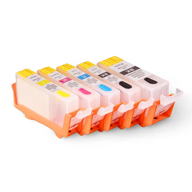 PGI-520 CLI-521 Refillable Ink Cartridge canon PIXMA IP3600 IP4600 IP4700 MX860 MX870 MP540 MP550 MP560 MP620 MP630 MP640