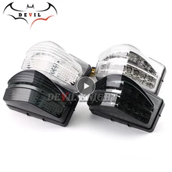 Luces LED de freno traseras para Honda CBR600 F4i CBR 600 FS, intermitentes, indicador integrado, lámparas 2001 2002 2003