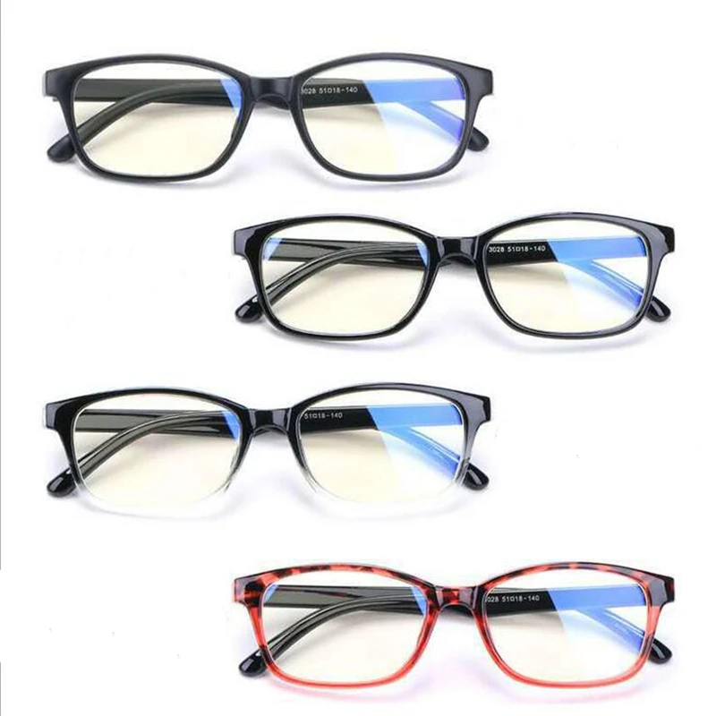 Gafas antiluz azul para miopía para hombre y mujer, lentes a la moda para PC, bloqueo de luz azul, miopía, 1,0-1,5-2,0 To-4,0