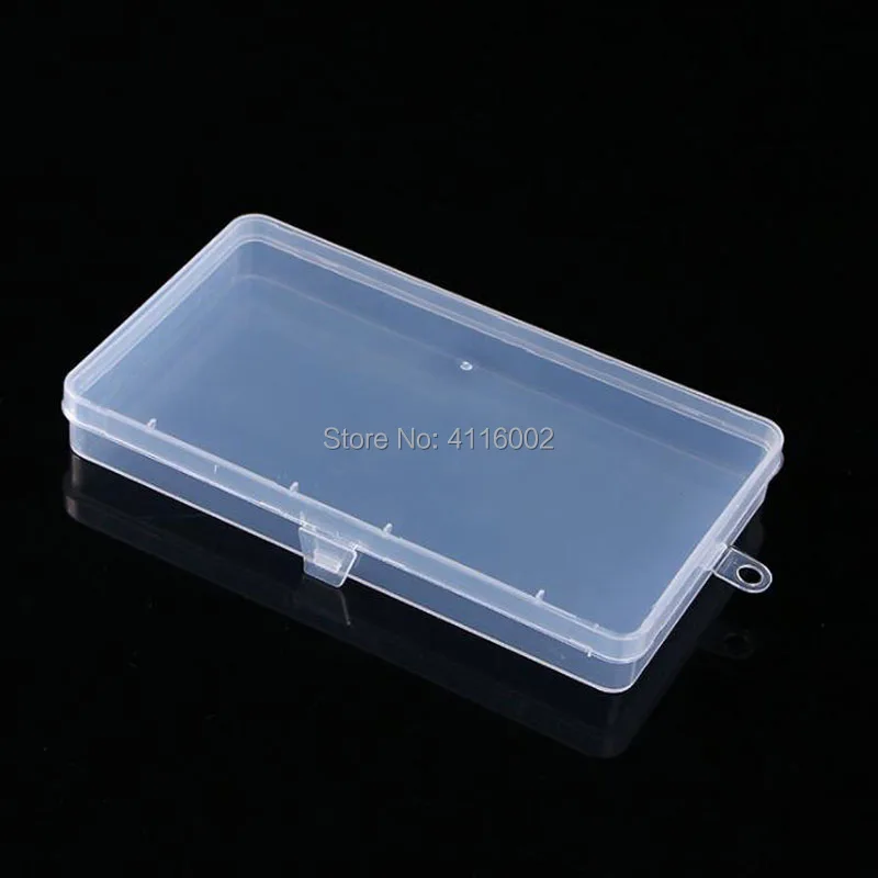 240pcs 16.7*9.5*1.9cm Large Rectangular PP Transparent Plastic Box Hardware Storage Box Toolbox Jewelry Case