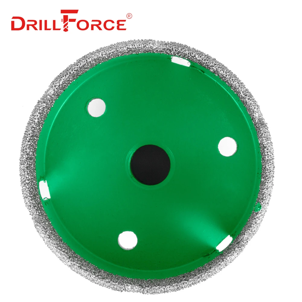 Drillforce 4 pezzi seghe a tazza diamantate Set 35/40/50/68mm M14 durevole Carborundum ceramica M14 nucleo trapano