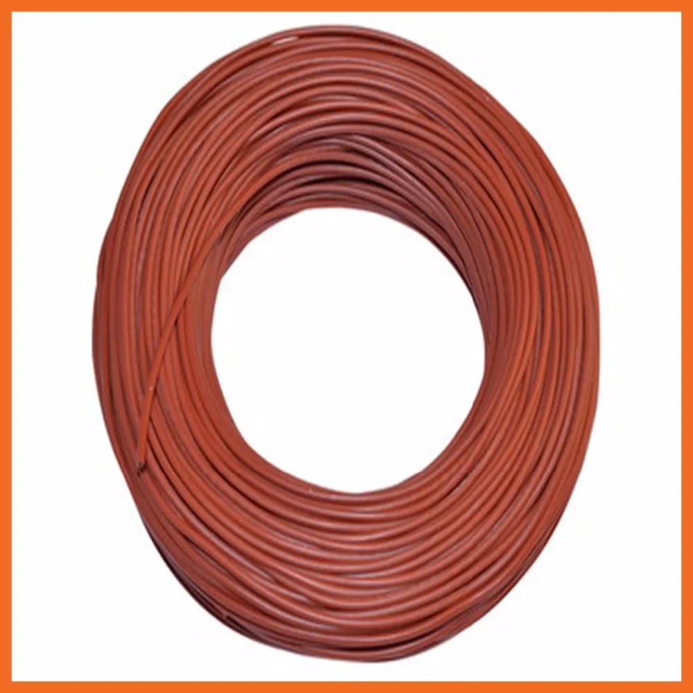 12K 15M  100W 40C Infrared Heating Floor Heating Cable System  Ptfe Carbon Fiber Wire Electric Floor Hotline electric heating