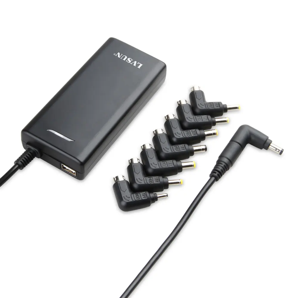 

LVSUN 90W 12-24V Ultra Slim Universal Travel Laptop AC Power Adapter / Tablet Charger/ Power Adapter Supply With LCD