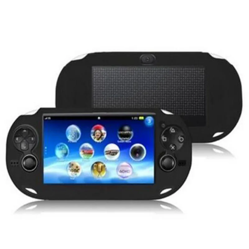 TPU Silicone gel Soft Protective Cover Shell for Sony PlayStation Psvita PS Vita PSV 1000 Game Console Body Protector Skin Case